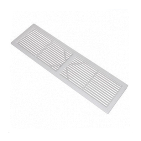 Решетка вентиляционная переточная 4513РП 455х133, АБС белая